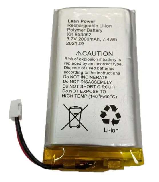 Акумулятор AJAX XK-953562 для Hub, Hub Plus, Hub 2, Rex (3.7V 2000mAh 7.4Wh)