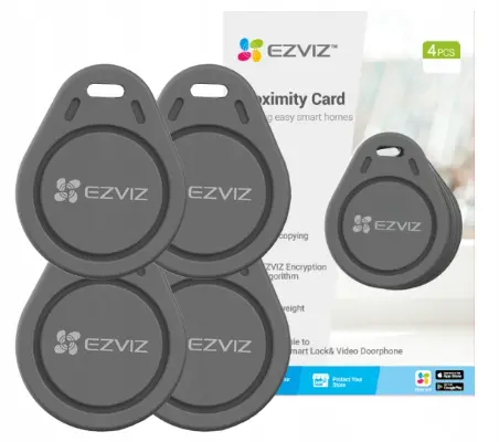 Брелки (4 од.) EZVIZ CS-DL-IC-CPU-R200