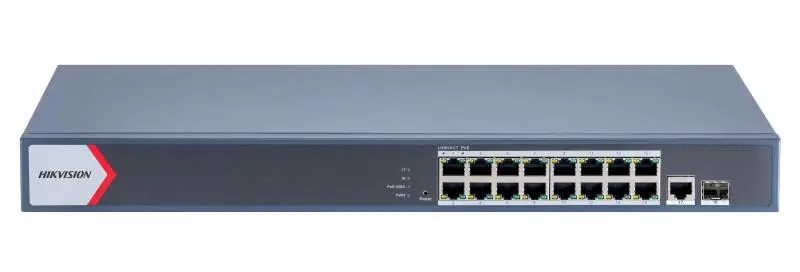 Комутатор керований POE HIKVISION DS-3E1518P-EI/M