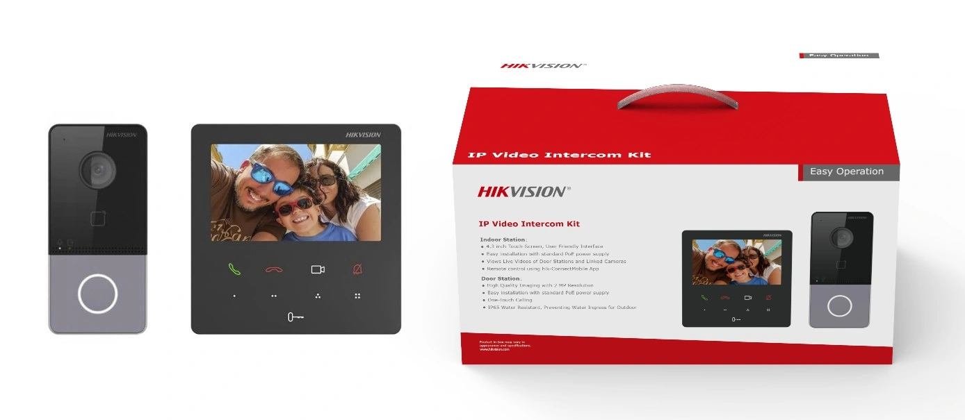 Комплект відеодомофону HIKVISION DS-KIS606-P