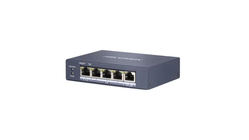 Комутатор некерований POE HIKVISION DS-3E0505HP-E