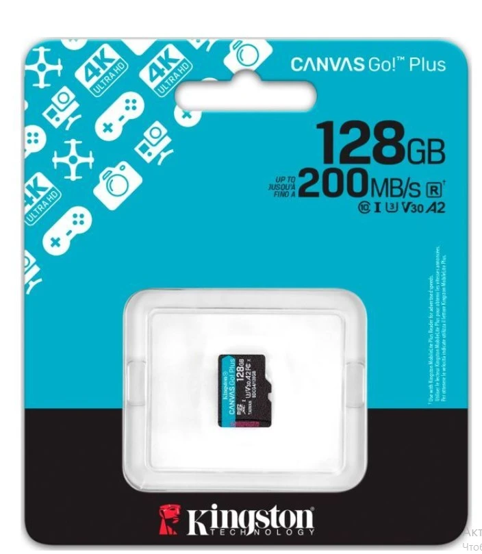Накопичувач Micro SD KINGSTON Canvas Go Plus G4